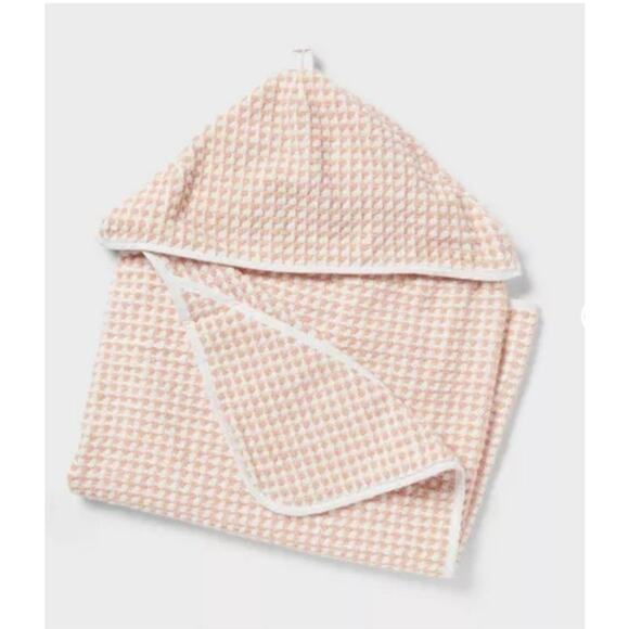 XL Pink Kids' Hooded Towel - Pillowfort™ - Picture 2 of 5